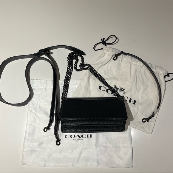 Coach Tabby 20 in Black/Pewter - Picture 4 of 4